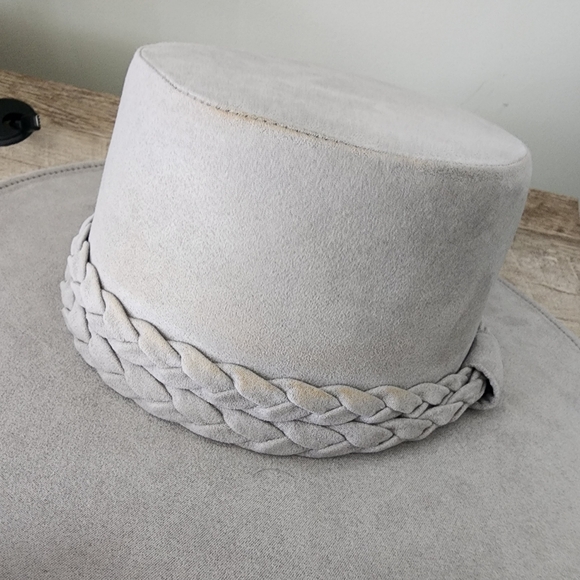 Anthropologie grey fedora hat - Picture 3 of 7